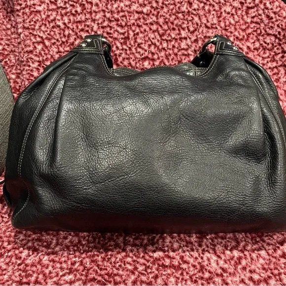 Coach Madison Maggie Black Leather Shoulder Bag - Picture 9 of 9
